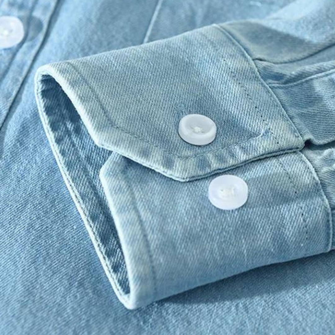 ALVARDE Denim Collar Gömlek