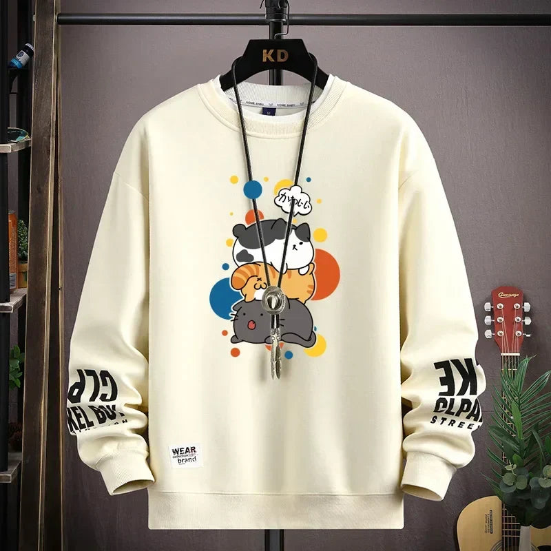 ALVARDE JP Cartoon Sweatshirt