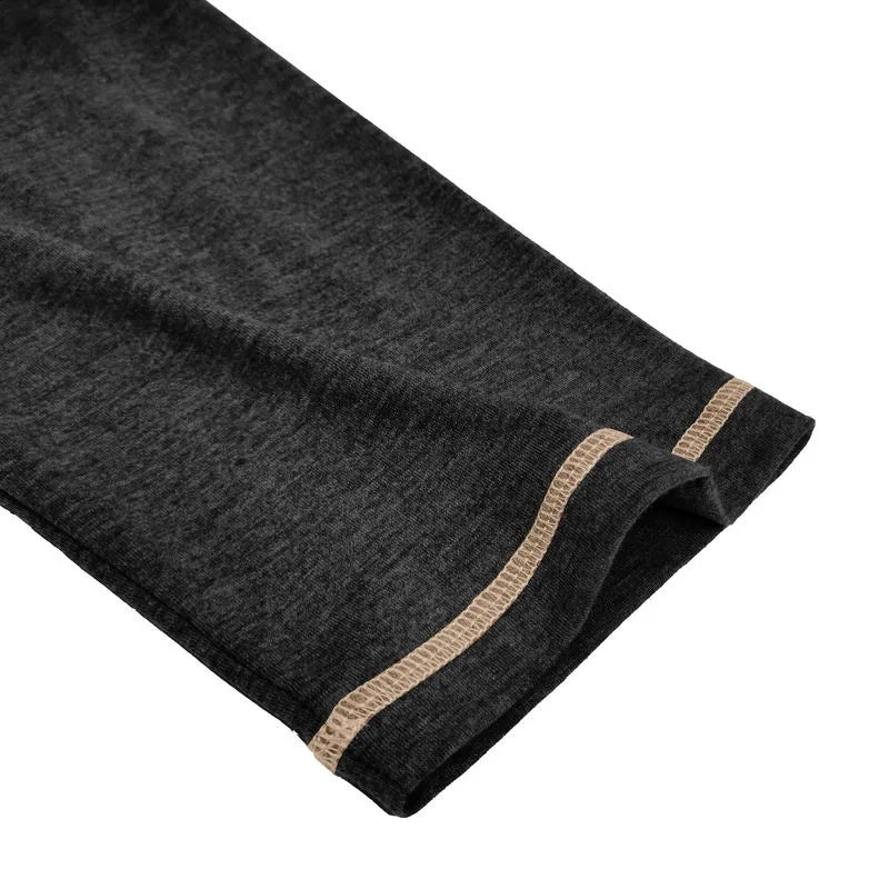 ALVARDE Henley Neck Uzun Kollu T-shirt