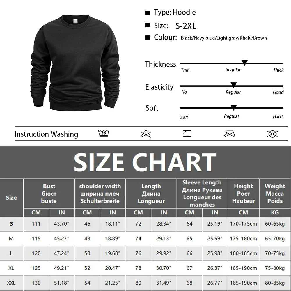 ALVARDE Solid Sweatshirts