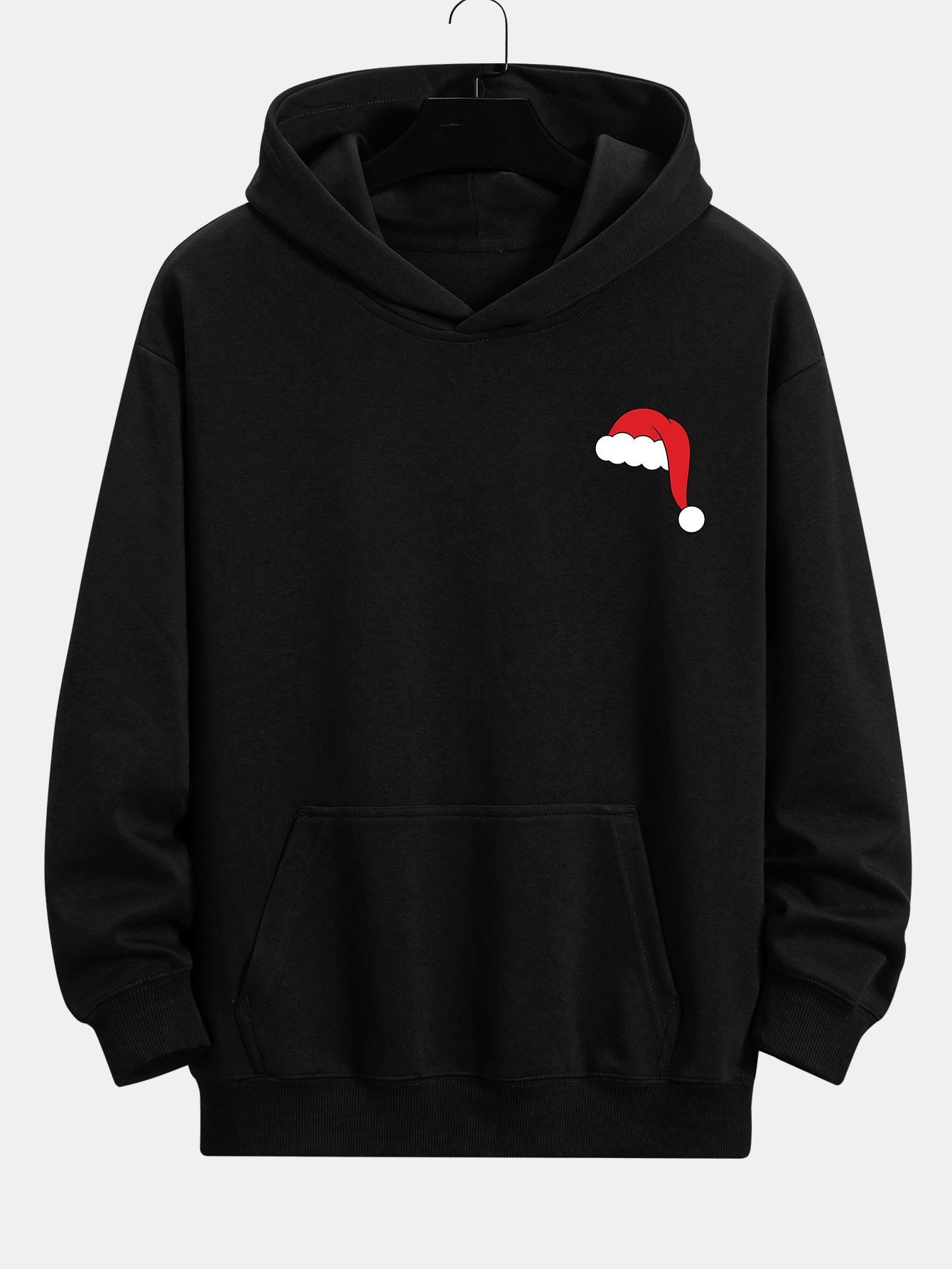 ALVARDE Santa Hat Staring Hoodie