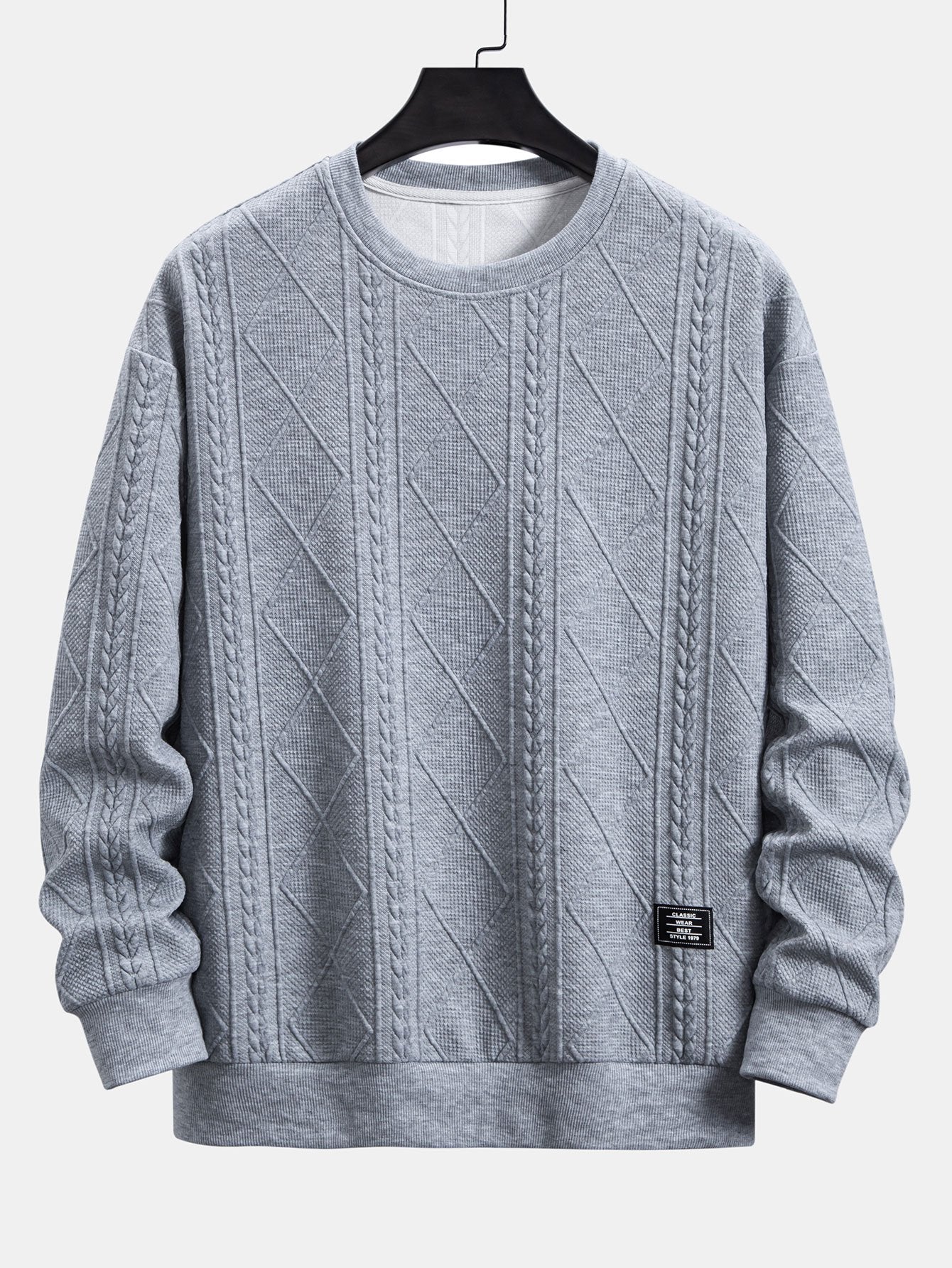 ALVARDE Fit Geometric Sweatshirt