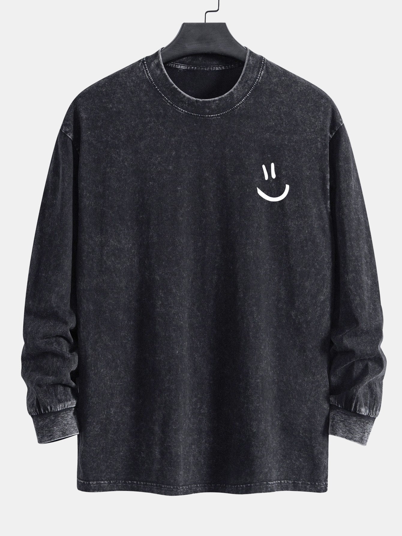 ALVARDE Smiley Face Sweatshirt