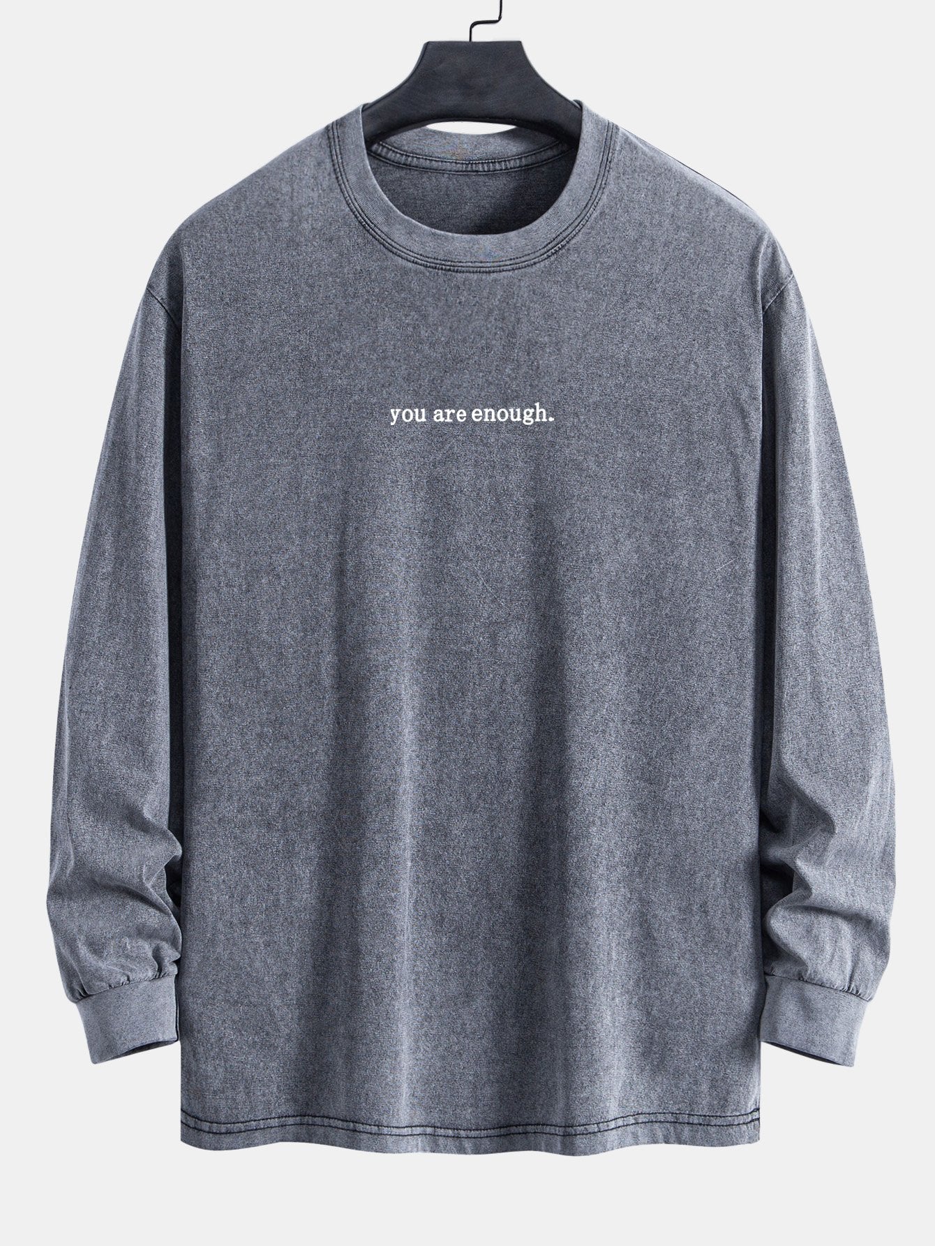 ALVARDE Slogan Print Sweatshirt