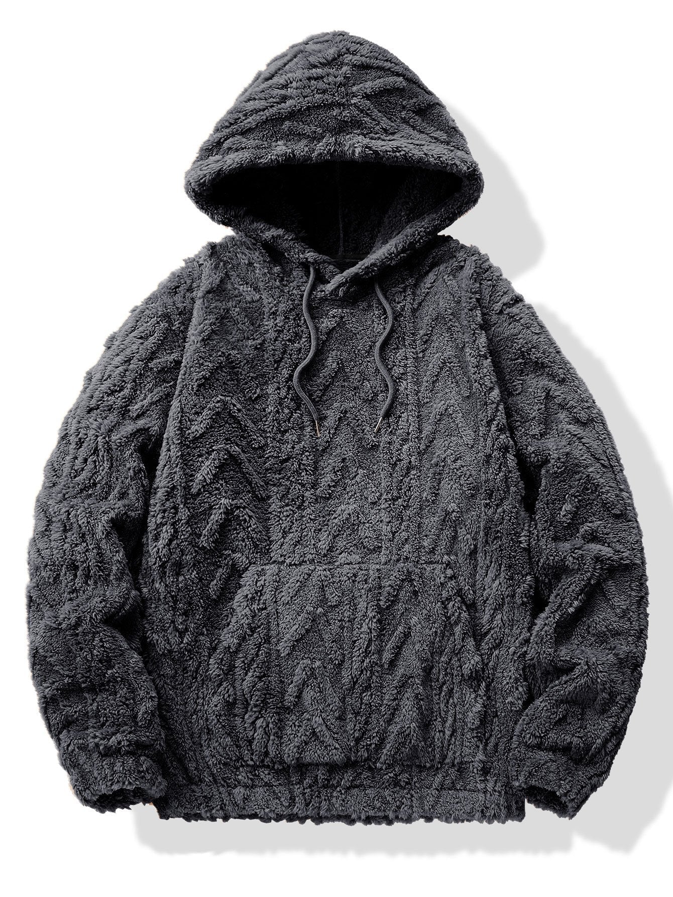ALVARDE Geometric Jacquard Hoodie