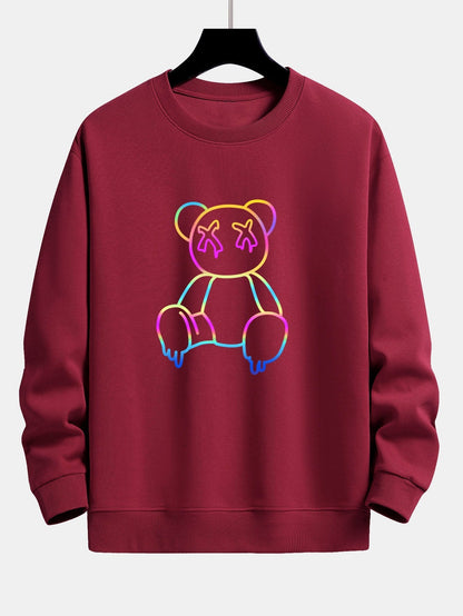 ALVARDE Gradient Bear Sweatshirt