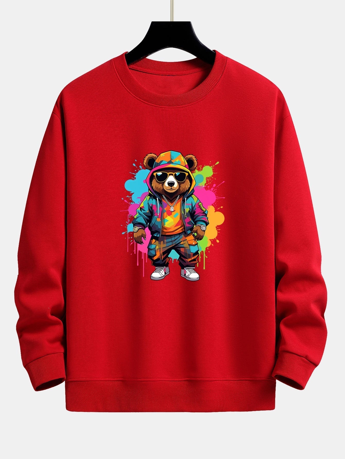 ALVARDE Splash Bear Sweatshirt