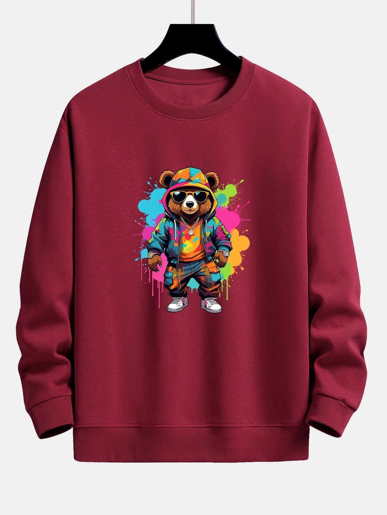 ALVARDE Splash Bear Sweatshirt