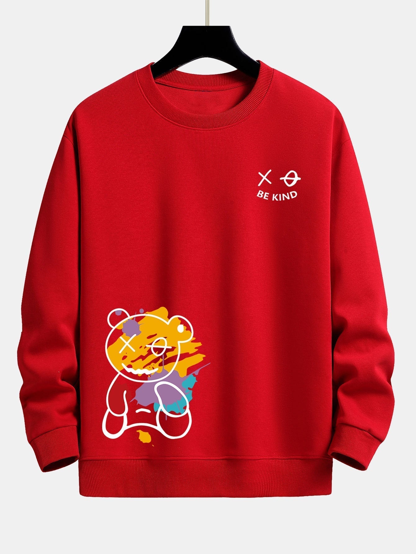ALVARDE Graffiti Bear Sweatshirt