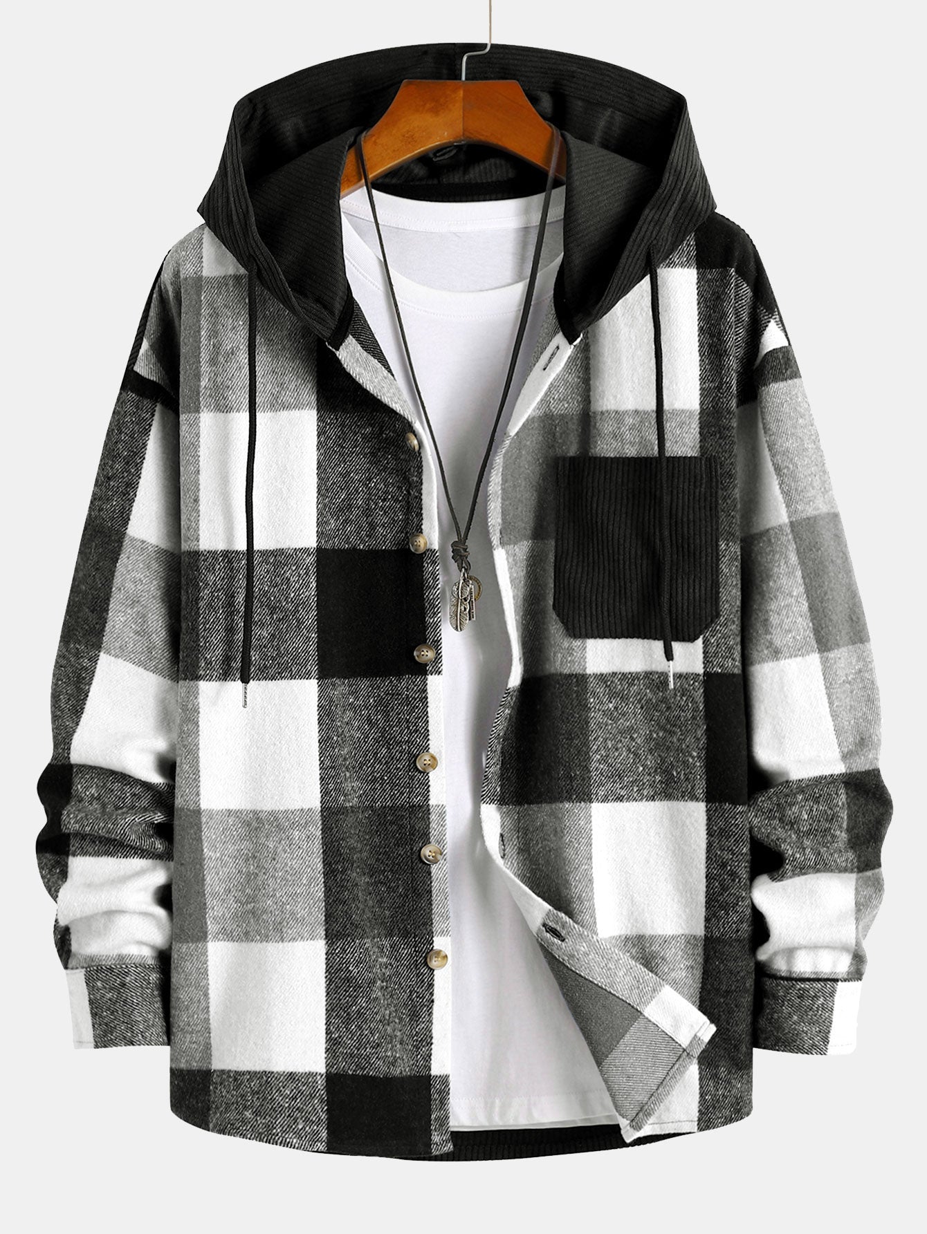 ALVARDE Flannel Plaid Ceket Gömlek