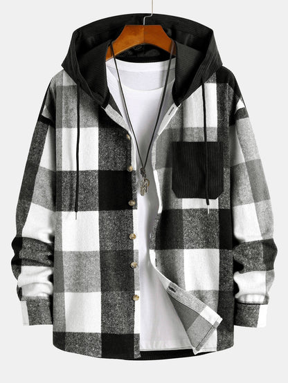ALVARDE Flannel Plaid Ceket Gömlek