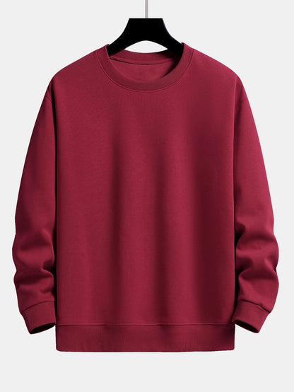 ALVARDE Basic Düz Renk Sweatshirt