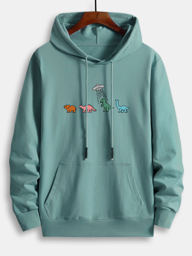 ALVARDE Cartoon Dinosaur Hoodie
