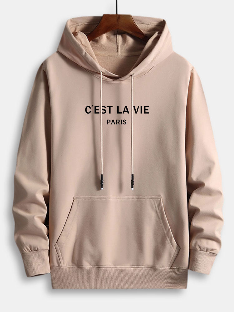 ALVARDE Paris Letter Hoodie