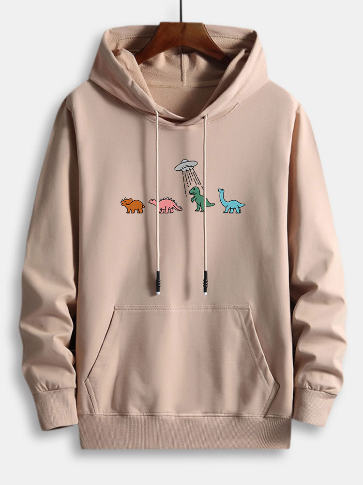 ALVARDE Cartoon Dinosaur Hoodie
