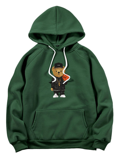 ALVARDE Basketball Bear Hoodie