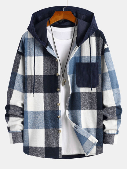 ALVARDE Flannel Plaid Ceket Gömlek