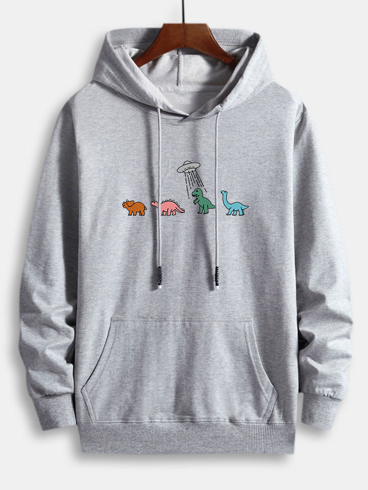 ALVARDE Cartoon Dinosaur Hoodie