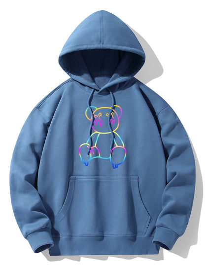 ALVARDE Gradient Bear Hoodie
