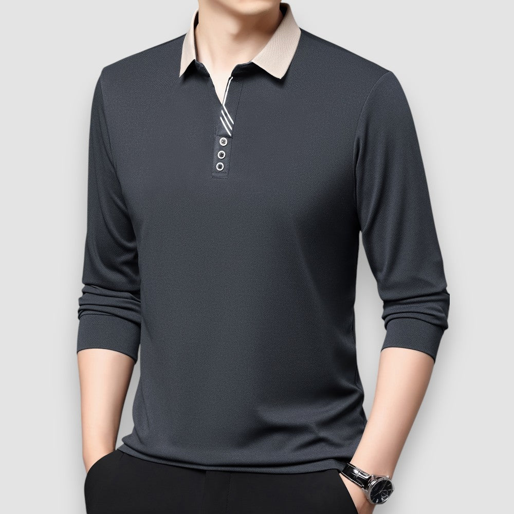 Enzo | Business Polo Sweatshirt