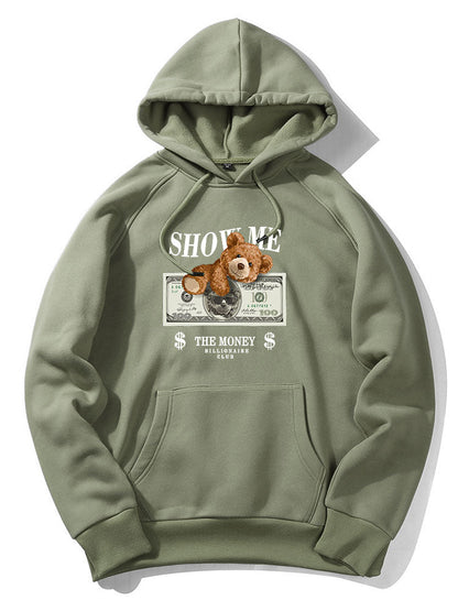 ALVARDE Money Bear Hoodie