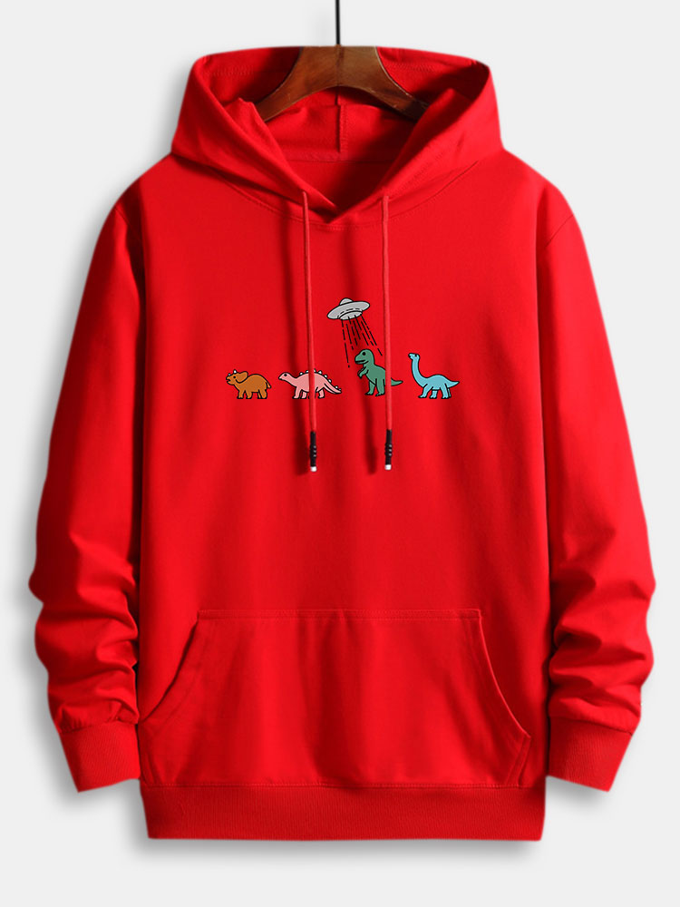 ALVARDE Cartoon Dinosaur Hoodie