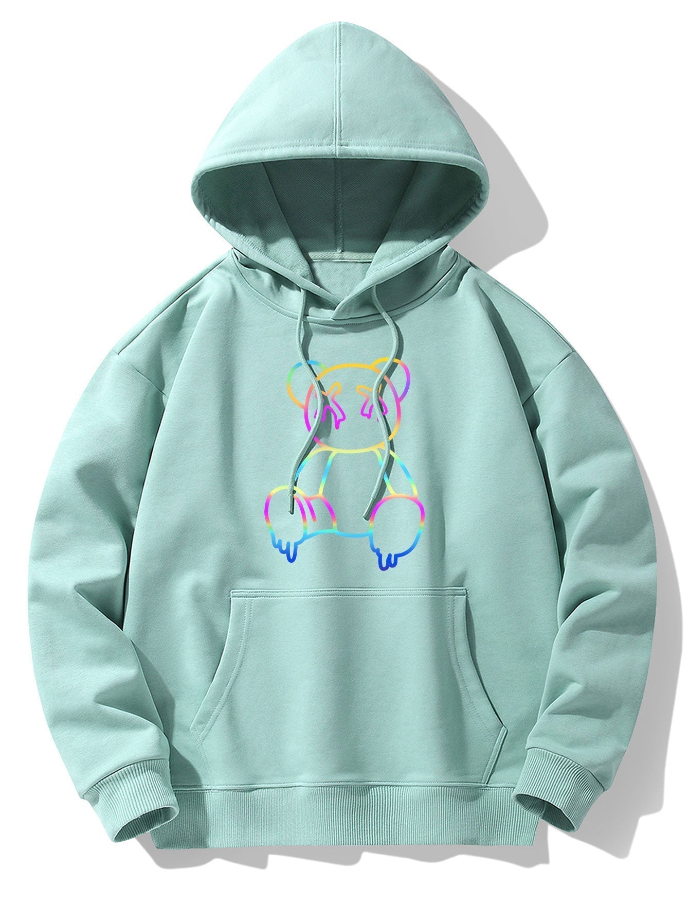 ALVARDE Gradient Bear Hoodie