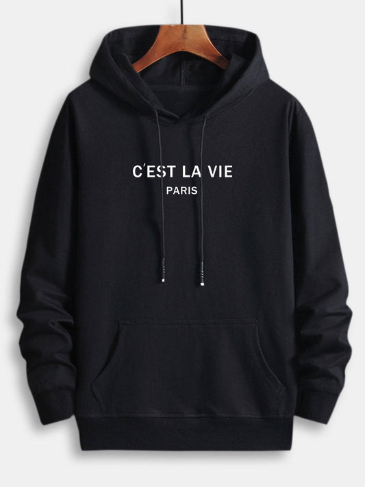 ALVARDE Paris Letter Hoodie