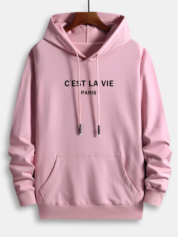 ALVARDE Paris Letter Hoodie