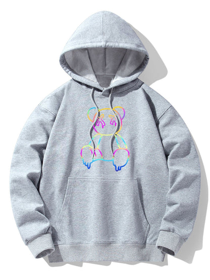 ALVARDE Gradient Bear Hoodie