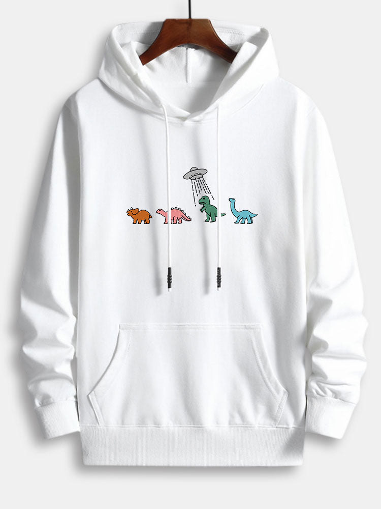 ALVARDE Cartoon Dinosaur Hoodie