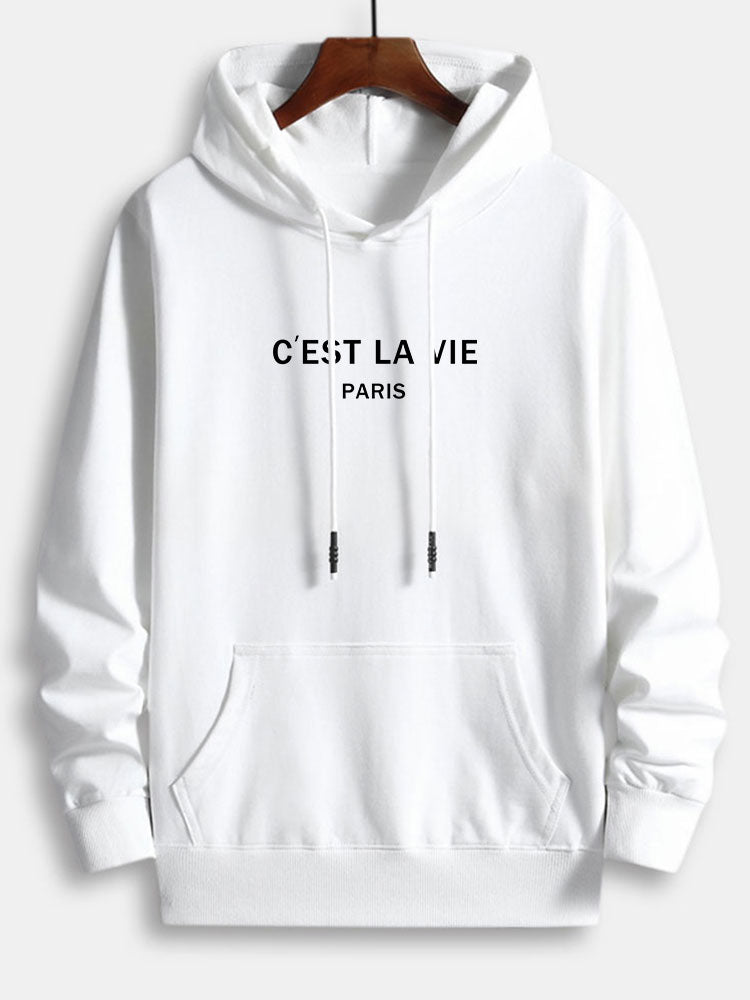 ALVARDE Paris Letter Hoodie