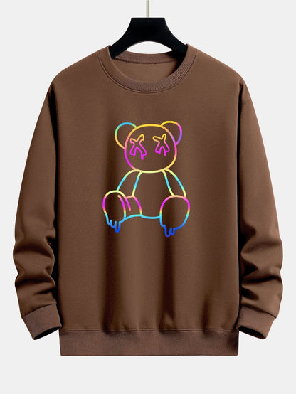 ALVARDE Gradient Bear Sweatshirt