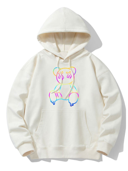 ALVARDE Gradient Bear Hoodie