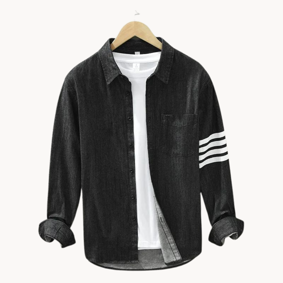 ALVARDE Denim Collar Gömlek