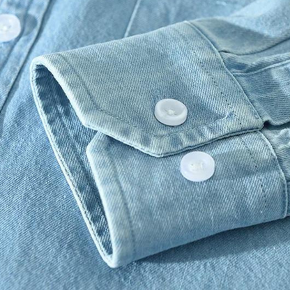 ALVARDE Denim Collar Gömlek