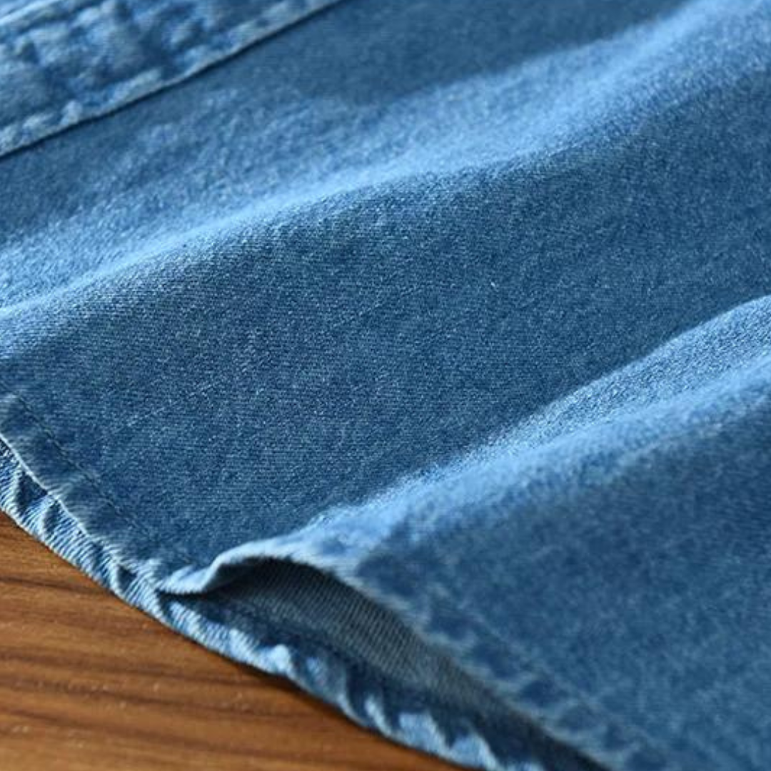 ALVARDE Denim Collar Gömlek