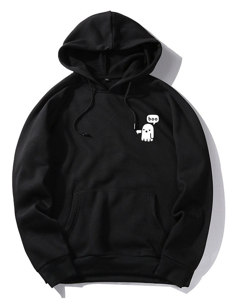 ALVARDE Cartoon Ghost Hoodie