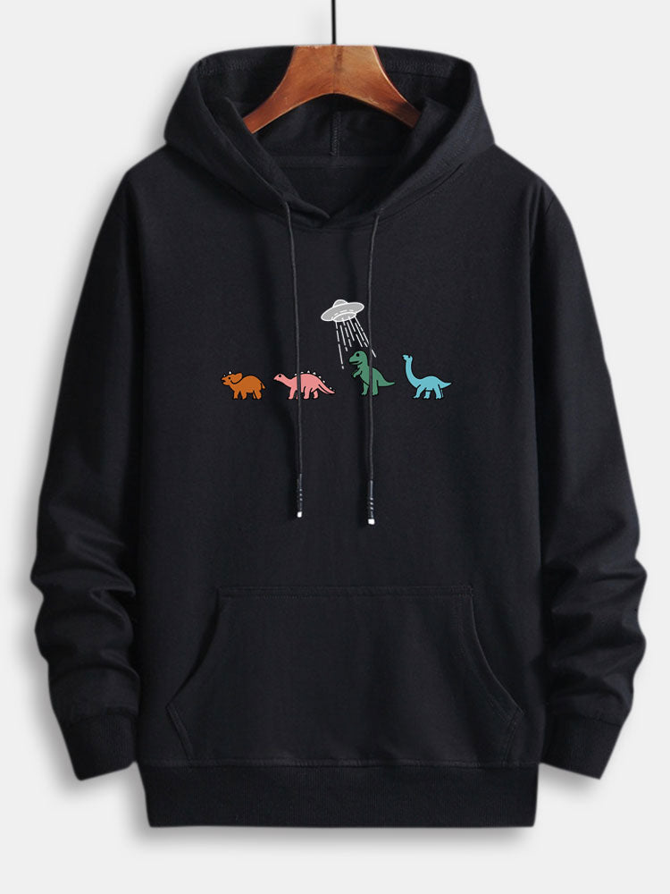 ALVARDE Cartoon Dinosaur Hoodie