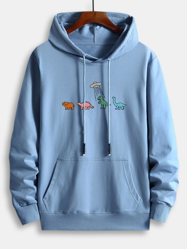 ALVARDE Cartoon Dinosaur Hoodie