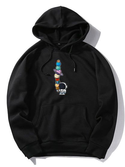 ALVARDE Cartoon Astronaut Hoodie