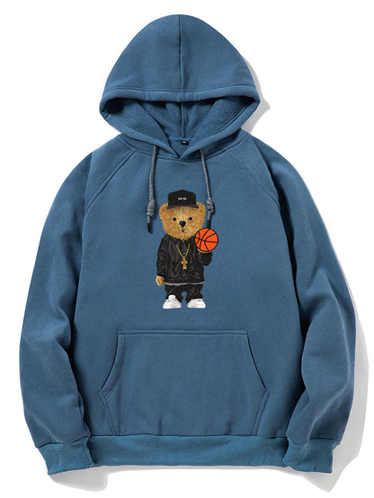 ALVARDE Basketball Bear Hoodie