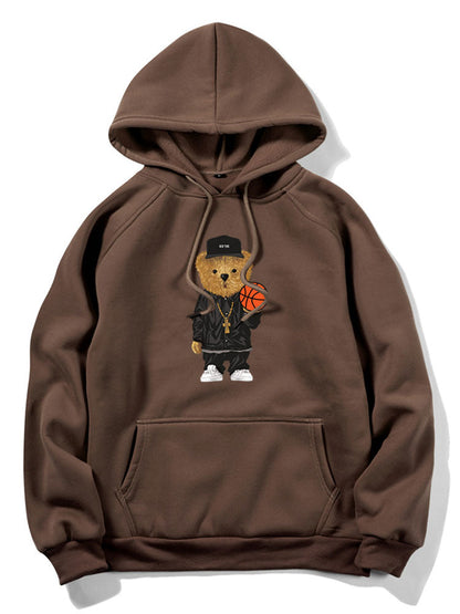 ALVARDE Basketball Bear Hoodie