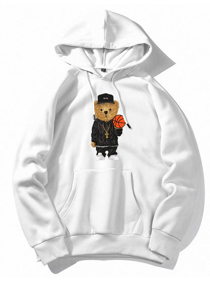 ALVARDE Basketball Bear Hoodie