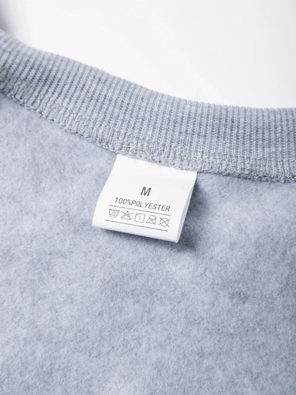 ALVARDE Solid Sweatshirts