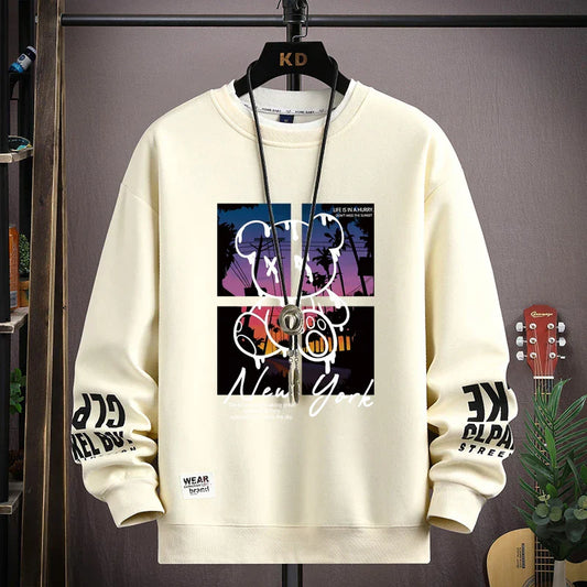 ALVARDE Bear Sunset  Sweatshirt
