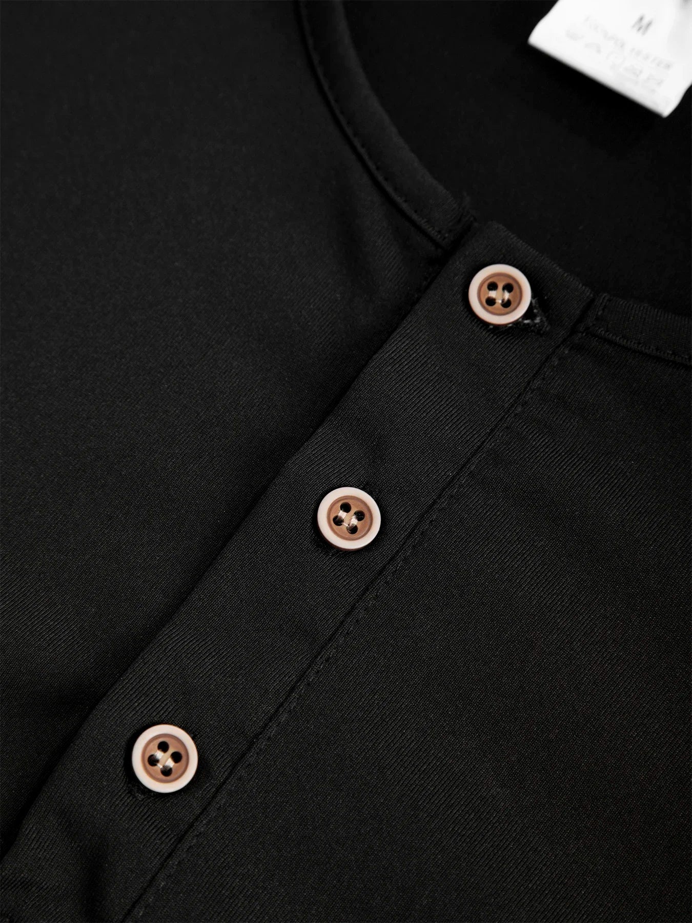 ALVARDE Uzun Kollu Henley T-shirt