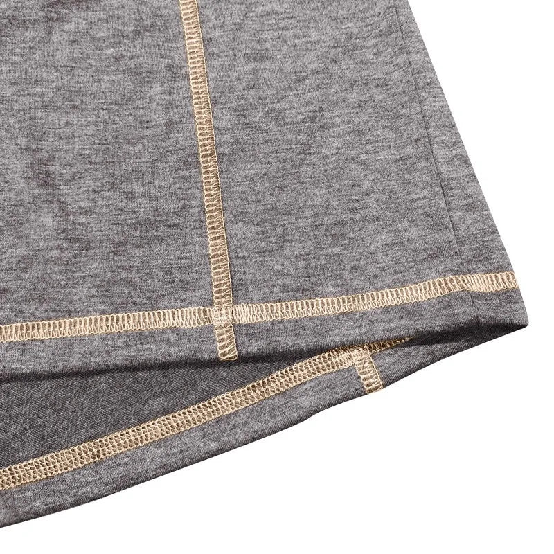 ALVARDE Henley Neck Uzun Kollu T-shirt