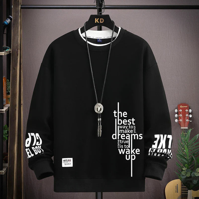 ALVARDE Letters Sweatshirt