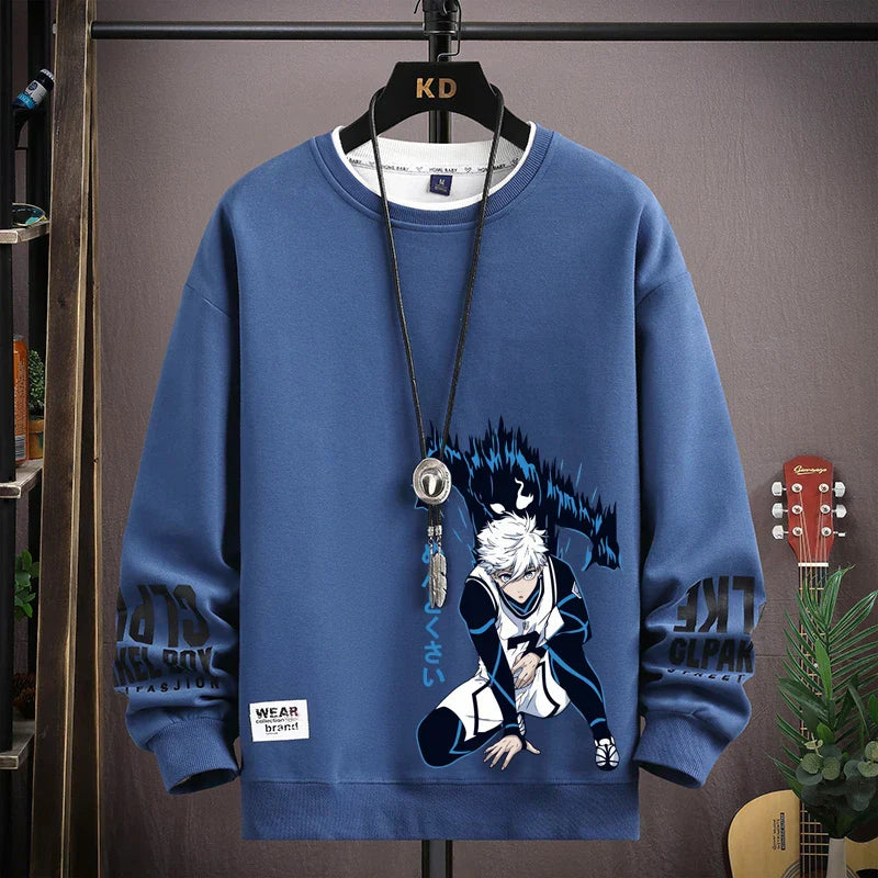 ALVARDE Anime Baskılı  Sweatshirt